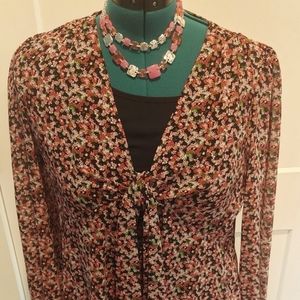 Michael Kors Floral Blouse